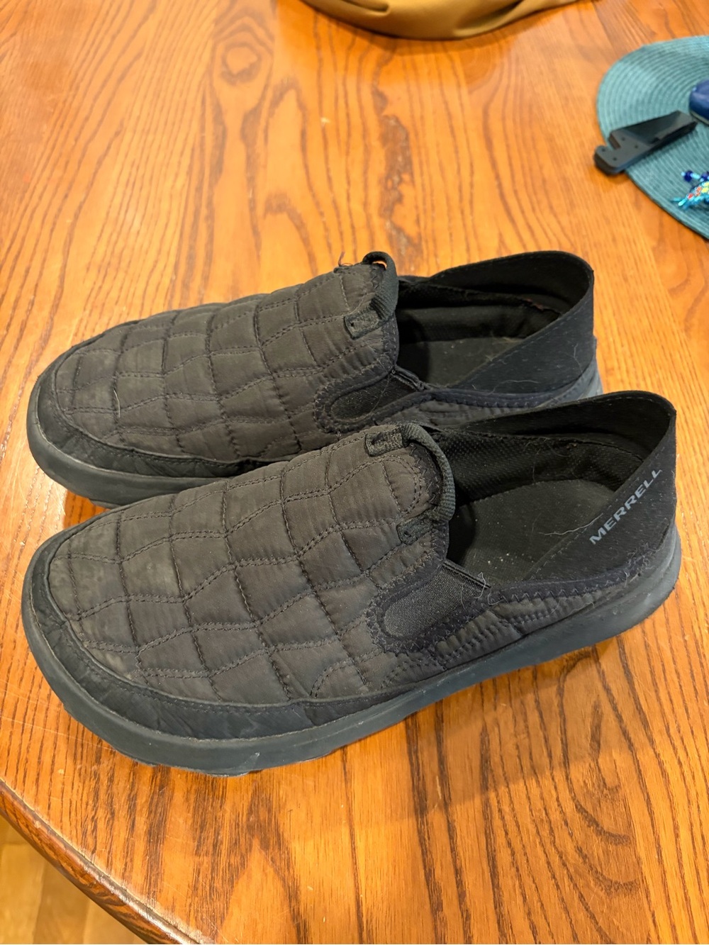 Merrell Quilted Slip-On Sneakers in Black
